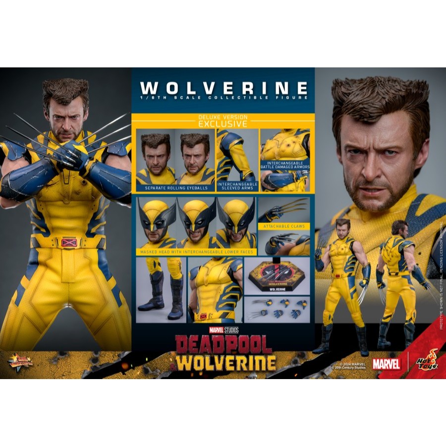 Hot Toys Wolverine Deadpool & Wolverine Deluxe MMS 754