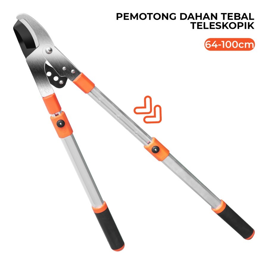 Gunting Pemangkas Ranting Panjang Potong Dahan Pohon Panjang Pendek Gunting Telescopik - 6772