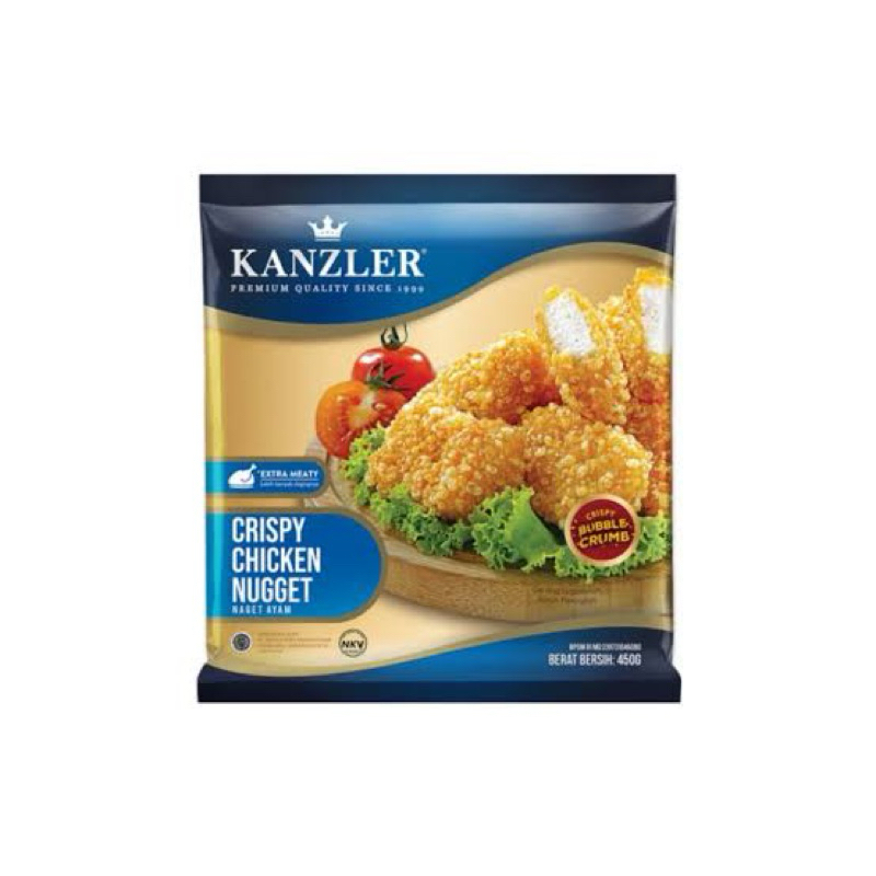 

Kanzler Crispy Chicken Bubble Crumb Nugget 450gr
