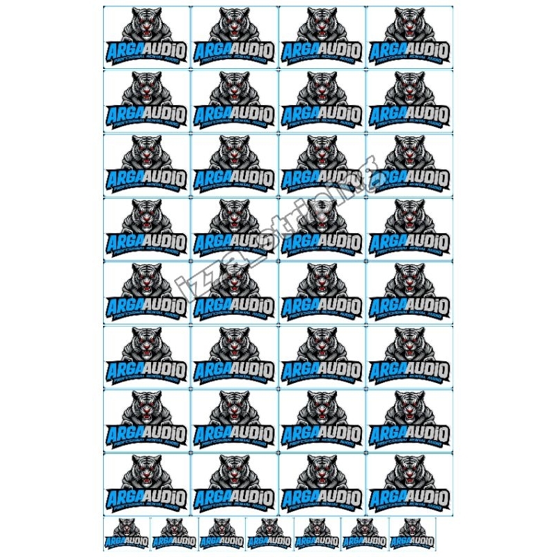 

32 PCS STIKER ARGA AUDIO | STIKER SOUNDSYSTEM | STIKER SOUND | STIKER SOUND MINIATUR 1 LEMBAR | STIKER ANTI AIR