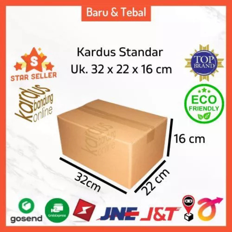 

Kardus Box Kotak Dus Packing Sepatu Medium Polos Murah Uk 32x22x16 cm BFlute Tebal 3 mm
