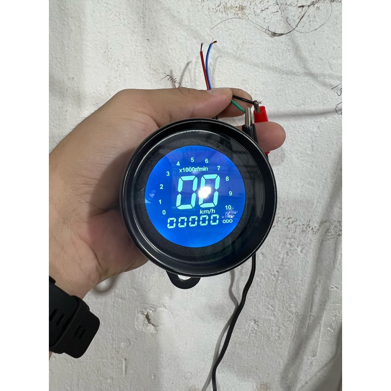 Speedometer Kilometer Komplte Dgital Bulat Rxking cb Tiger Ninja Vixion Tiger Dll Costom universal