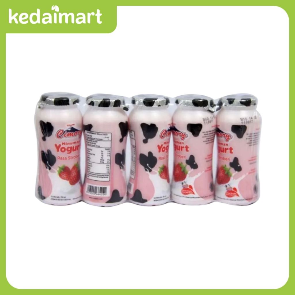 Cimory Yoghurt Drink Tayo Strawberry Pack Isi 5 X 70 Ml