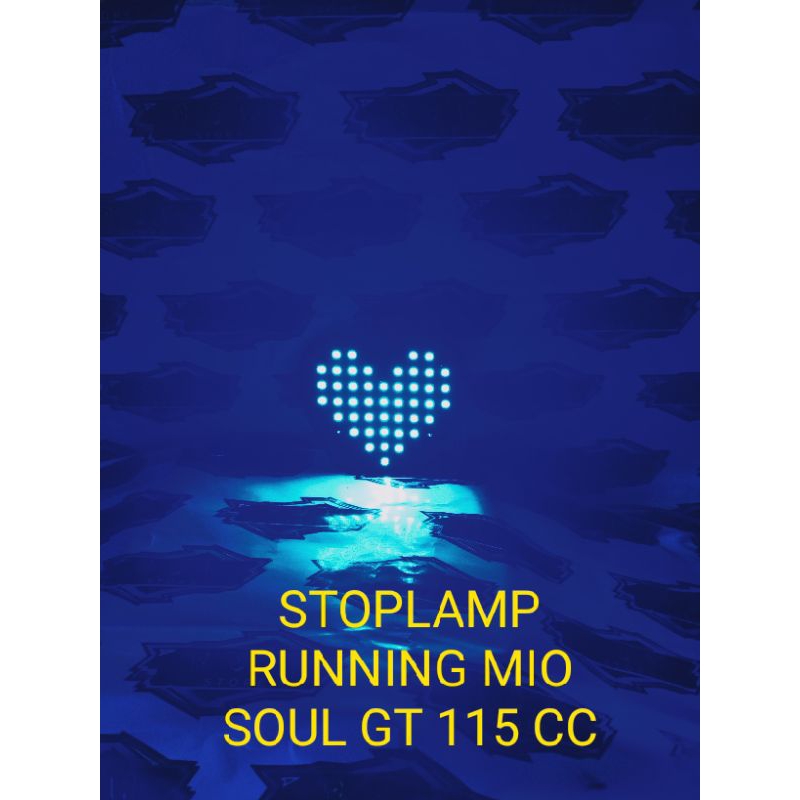 stoplamp running Mio soul GT 115cc, lampu rem belakang variasi  soul GT 115cc, lampu rem belakang Mi