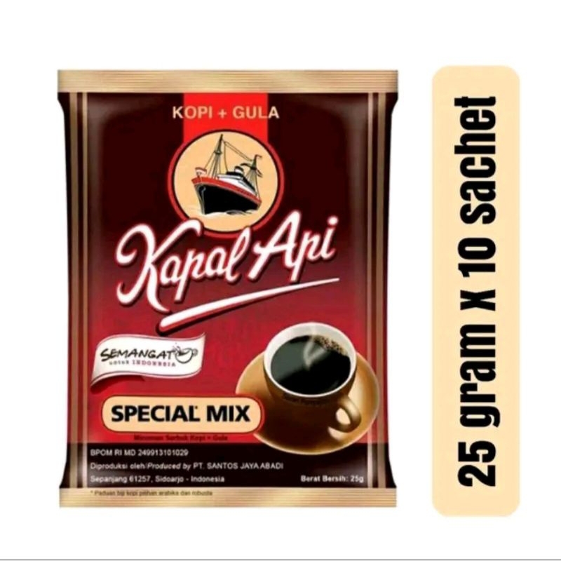 

kapal api special mix 24gr x 10 sachet kopi instan