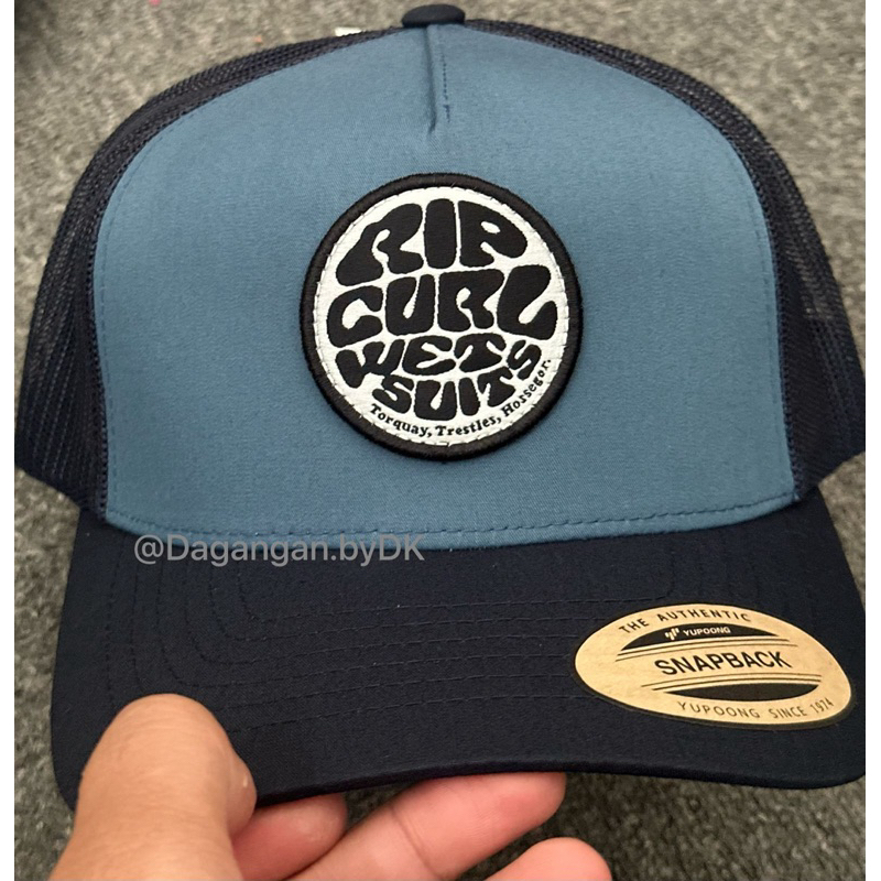 Topi Ripcurl Logo Original Barang Resmi 100% Biru Navy