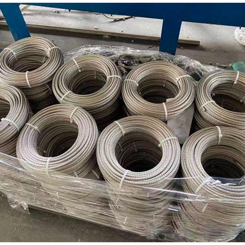 PROMO 20 meter dimensi 4mm KAWAT SELING BAJA GALVANIS