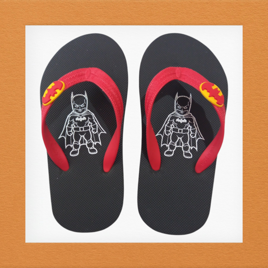 [BATMAN KIDS] Flip Flop Sandal Anak Kecil Cowok Karet Tebal Empuk Anti Slip Tahan Lama Size 26-35 Sp