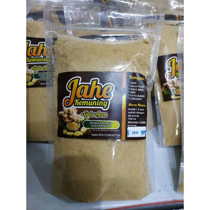 

Jahe Gula Aren Jahe Kemuning – Serbuk Minuman Herbal Tradisional 500gr