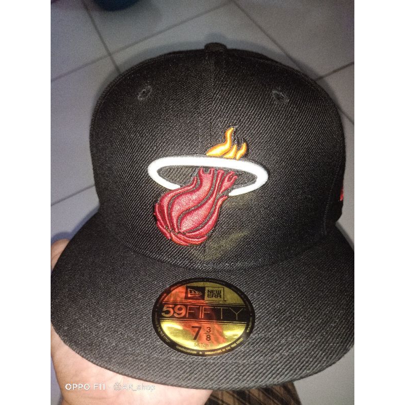topi new era NBA Miami Heat original