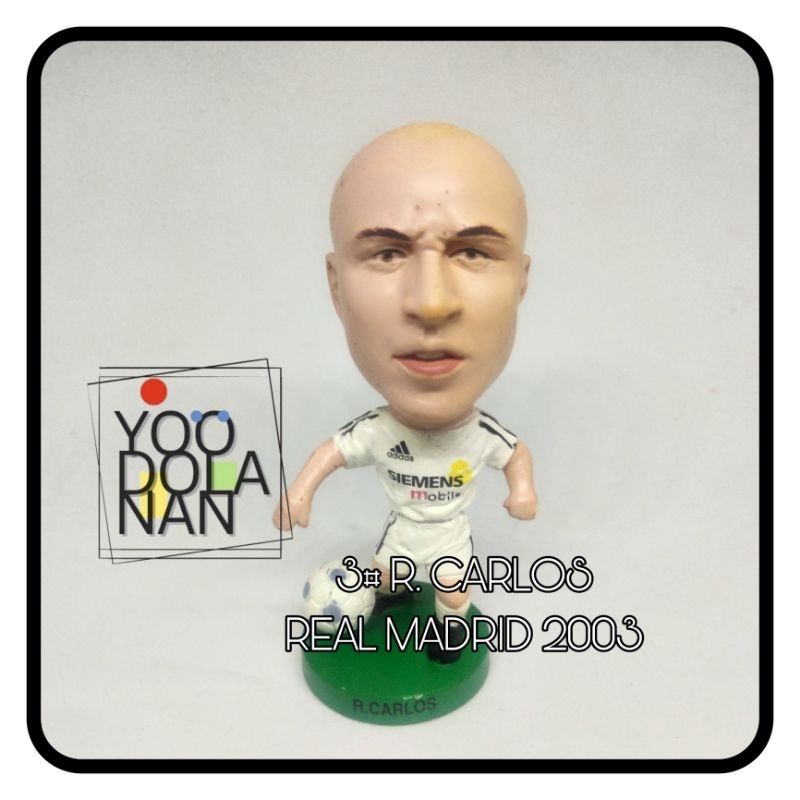 3# R. CARLOS - REAL MADRID 2003 FORWARD SPORTS CORINTHIAN FIGURE PEMAIN BOLA