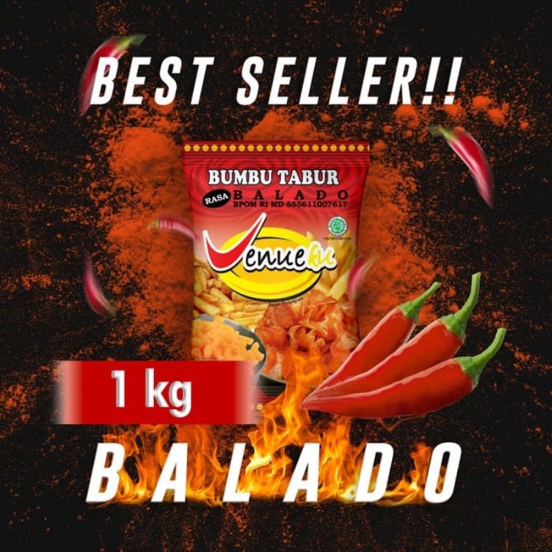 

Bumbu tabur Balado 1kg