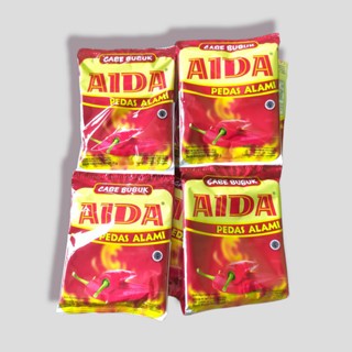 

Cabe Bubuk Aida Pedas Alami 25 Gr x 10 Renceng