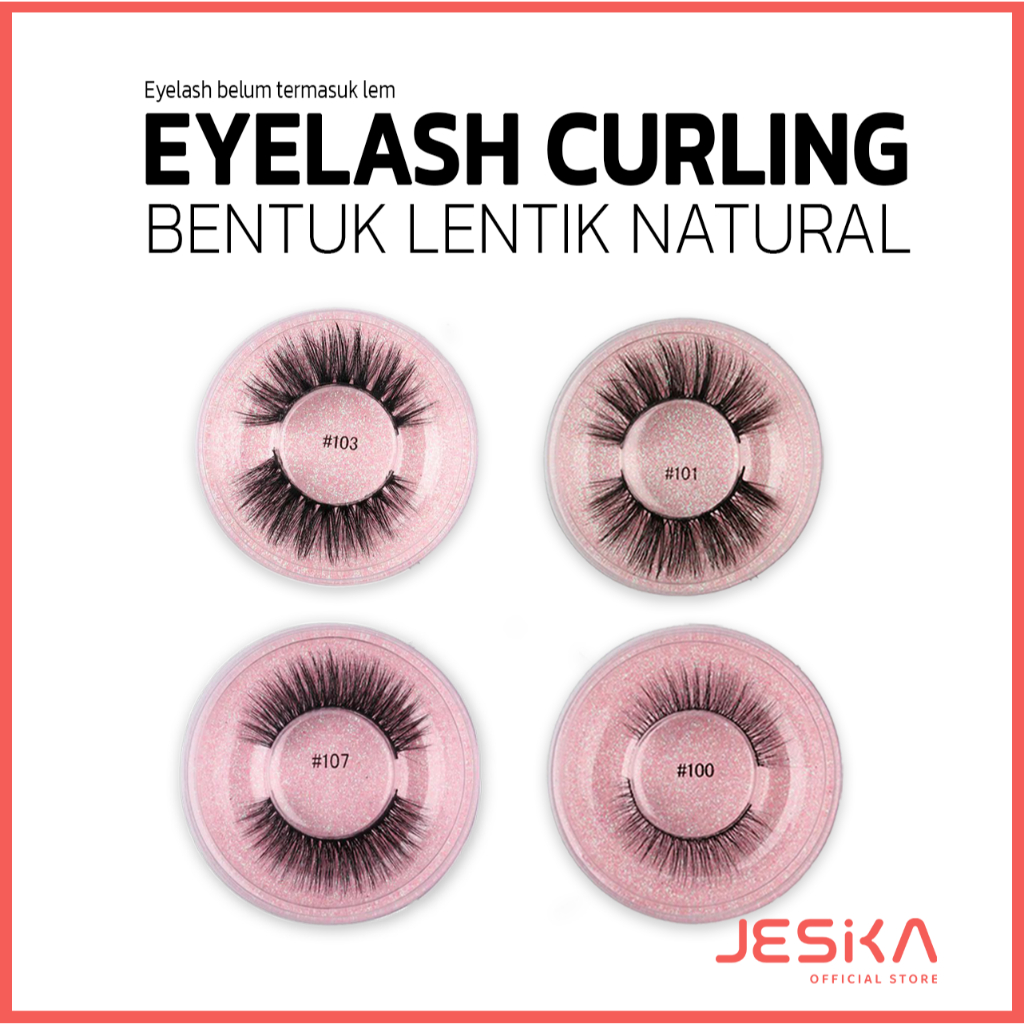 Bulu mata palsu fake eyelashes belum ada lem pereka extension curl pasang sendiri yang bagus natural