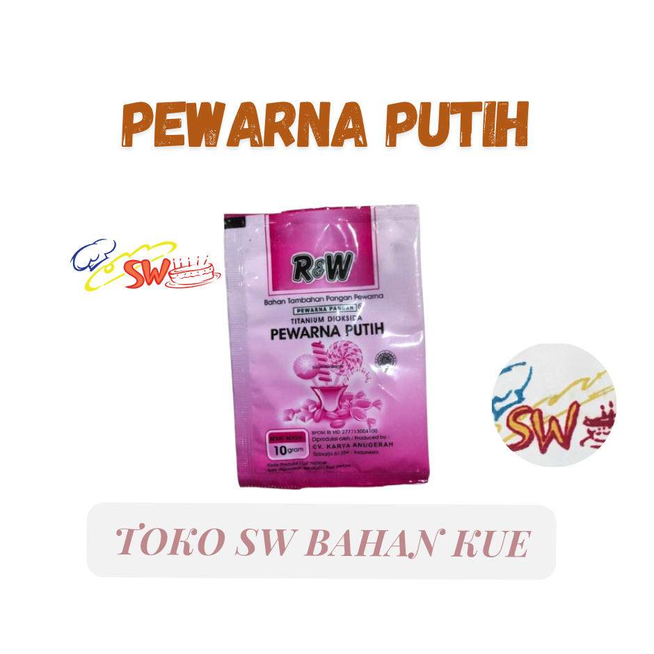 

PEWARNA PUTIH R&W 10 GR