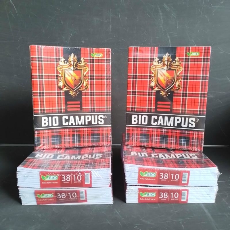 

[Whispers] Buku Tulis BIO 38 Lembar Campus Pendek / Kecil ( Pak 10 Buku ) [ Original ]
