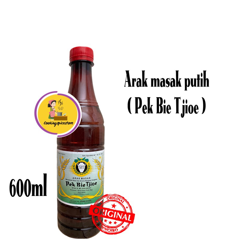 Arak Putih / Arak Masak Putih / Arak Pek Bie Tjioe 600 ml