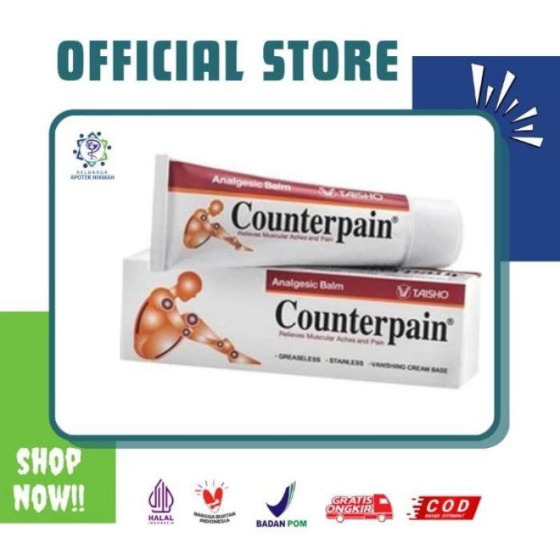 Counterpain cream cool hot aromatheraphy