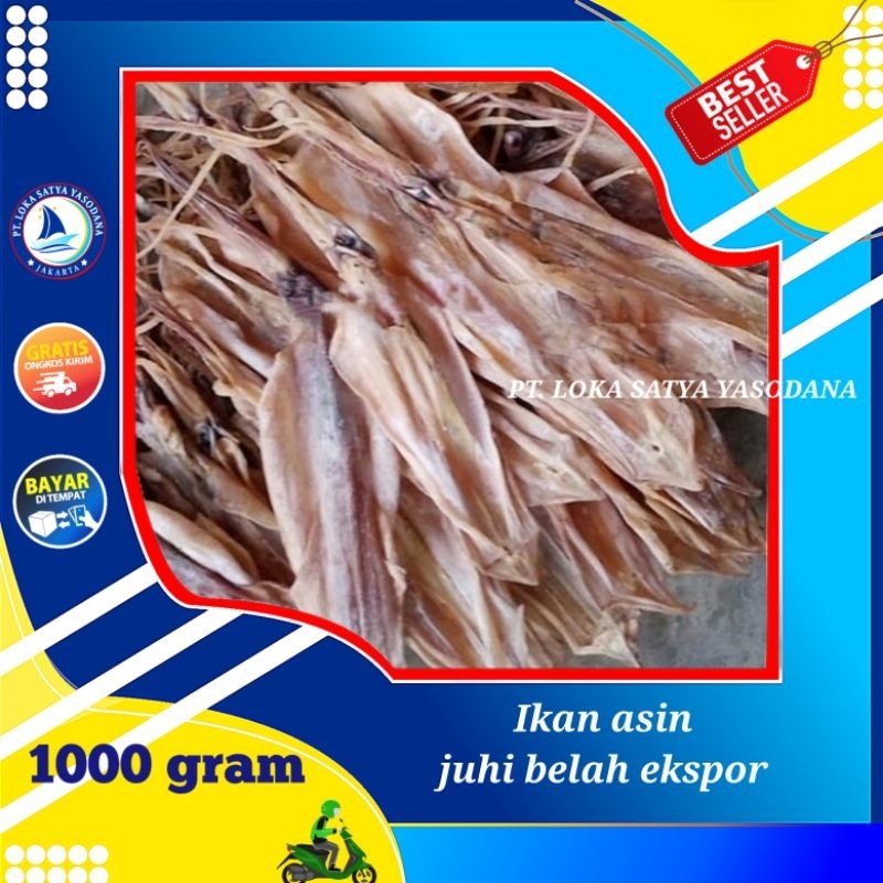 

ikan asin Juhi kering ekspor 1000gram / 1 kg