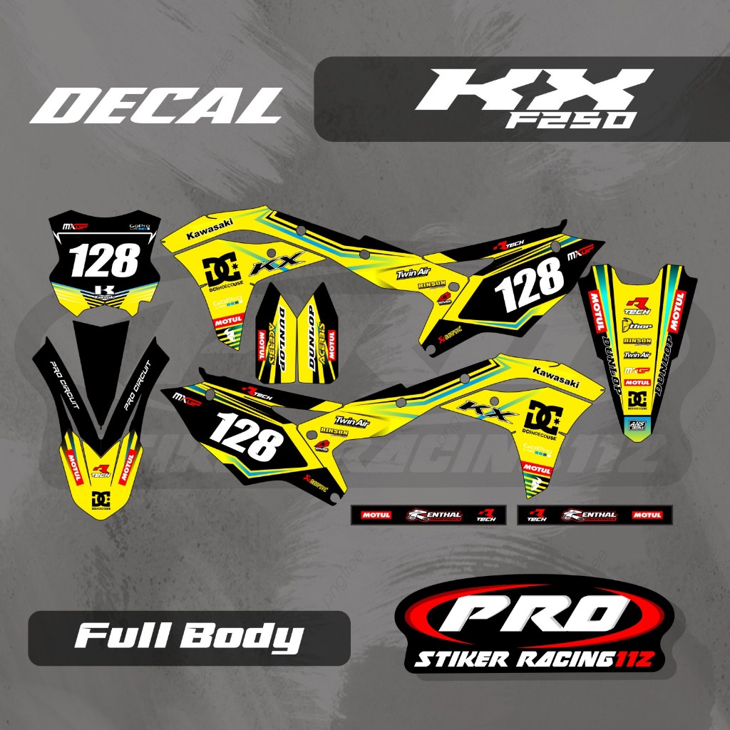 Decal Sticker KX 250 Decal KX 450 Decal Sticker KXF 250 Decal KXF 450