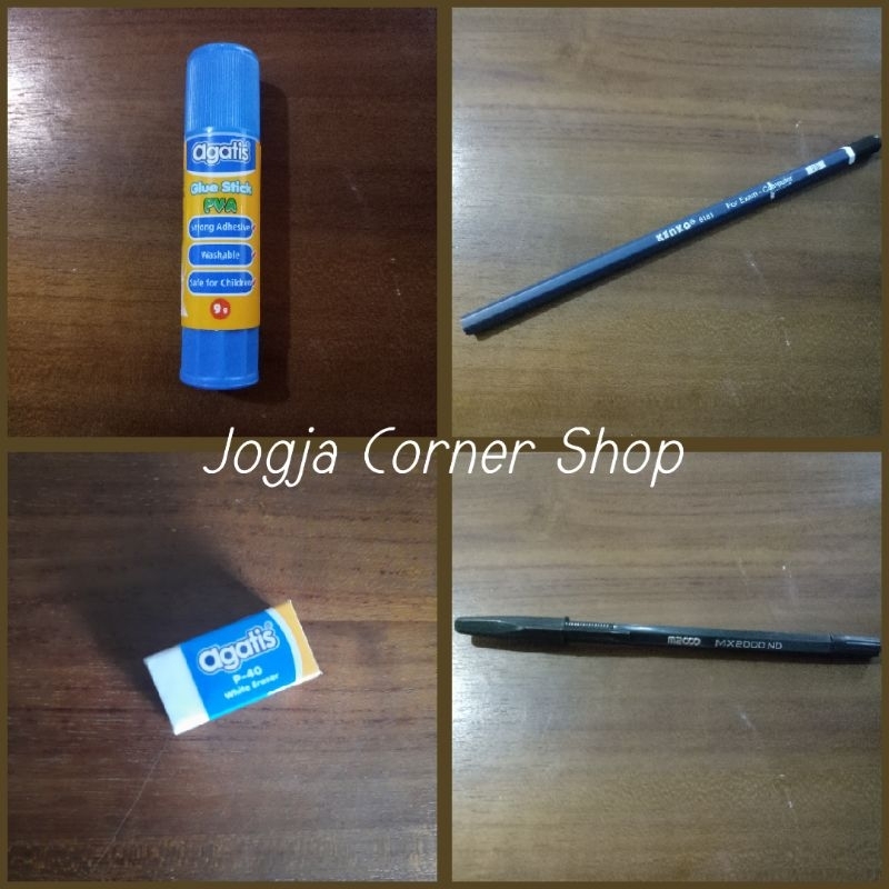 

JCS Pensil Penghapus Bolpoint Bolpen Lem Kertas Stick