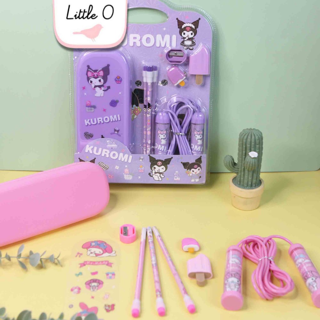 

Ay00! Set Alat Tulis 8in1 Jump Rope Kotak Pensil Paket Goodiebag Paket Ulang Tahun