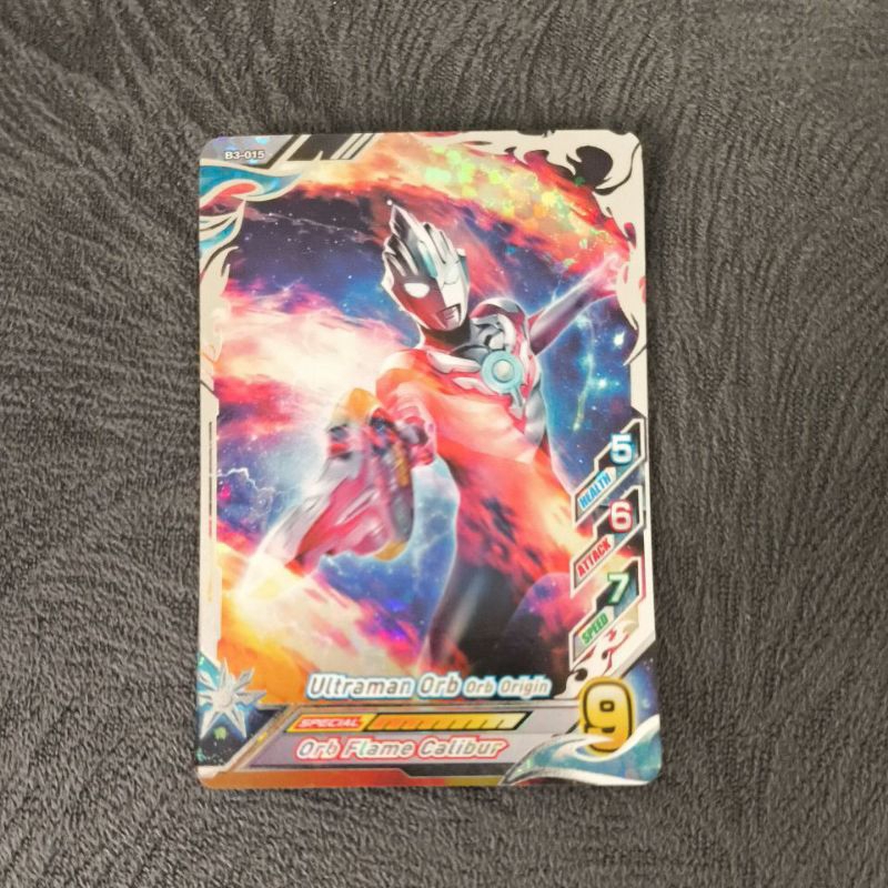 B3 Kartu Ultraman Fusion Fight Versi 3 Ultraman Orb Origin