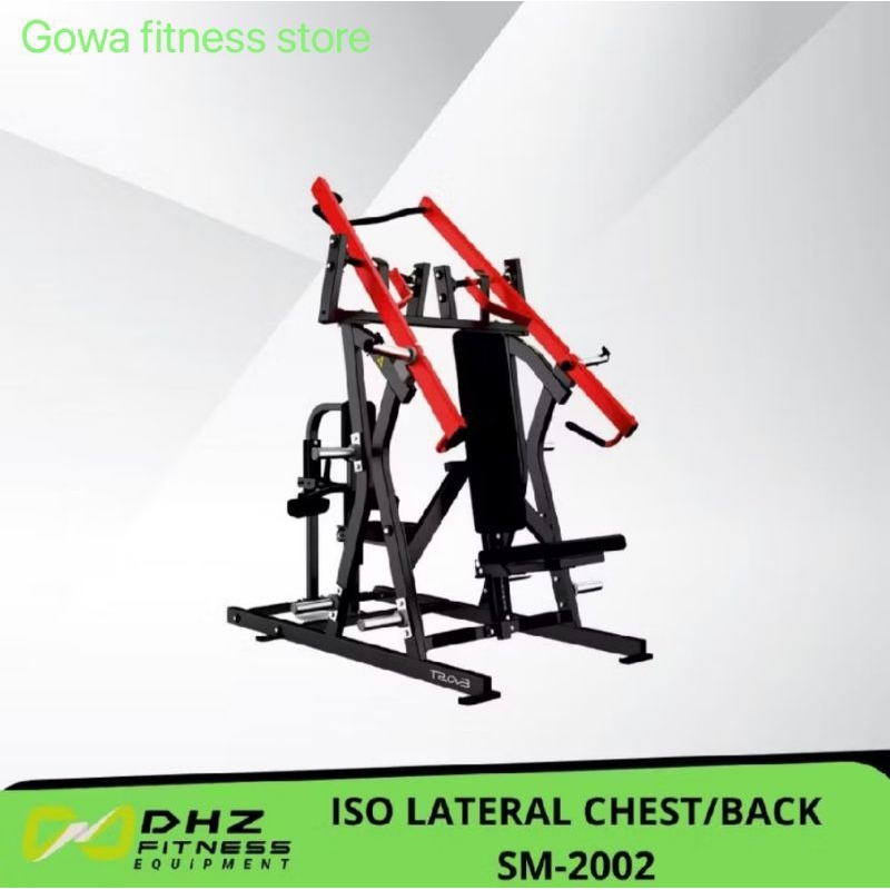 Alat fitness gym Dhz Iso lateral chest back commercial Dhz SM 2002