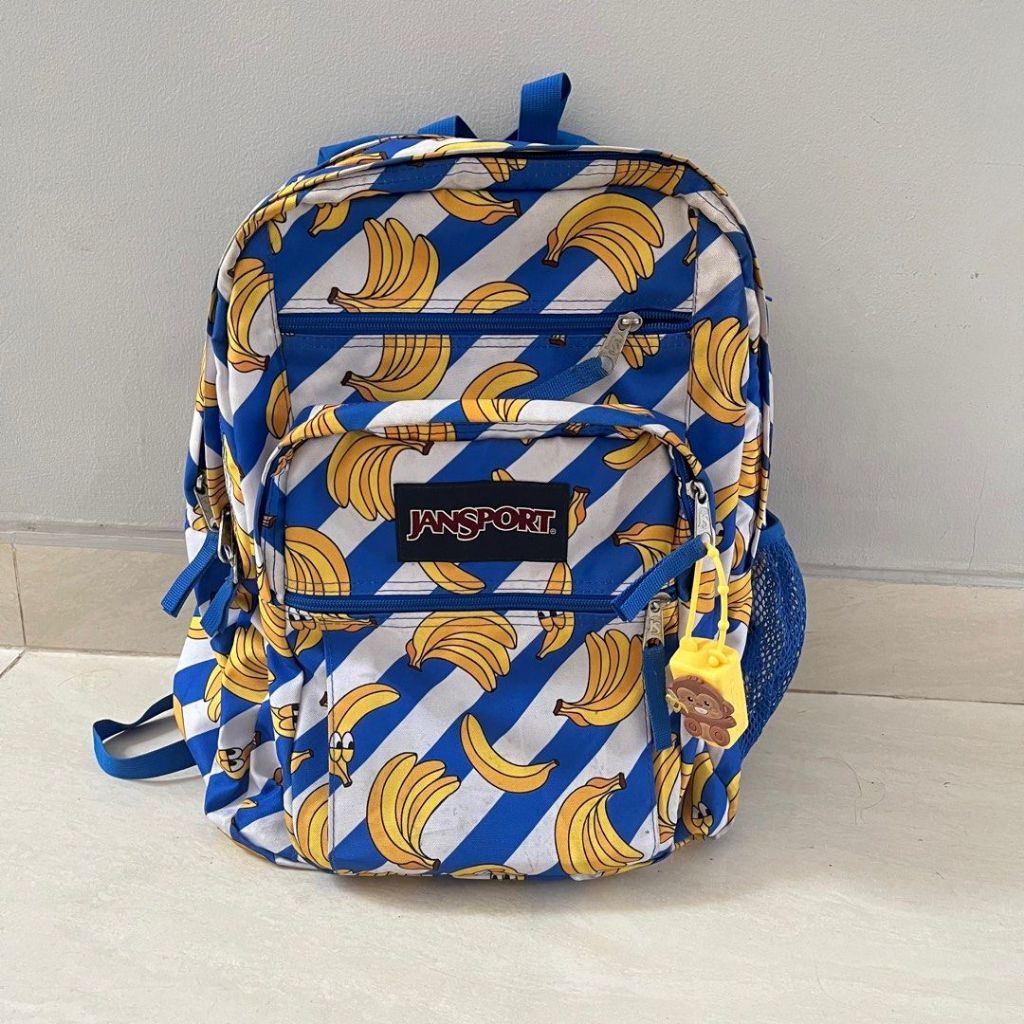 BIGSALEE Tas Ransel JANSPORT Wanita Dan Pria Original - Tas Wanita JANSPORT BANANA Original - Tas Ra