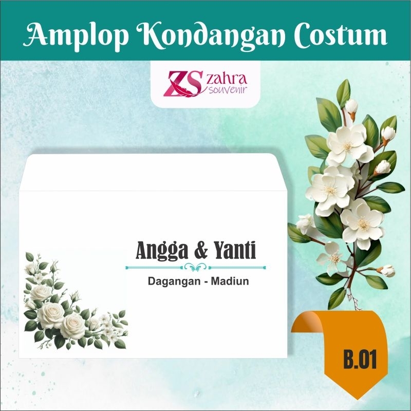 

Amplop Nikahan | Amplop Kondangan Custom Nama