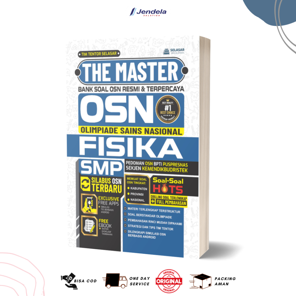 Buku The Master Bank Soal OSN Fisika SMP - Selasar Media