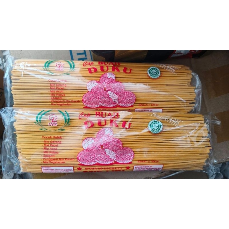 

MIE LIDI CAP BUAH DUKU/MIE GOMAK/MIE SPAGETHI