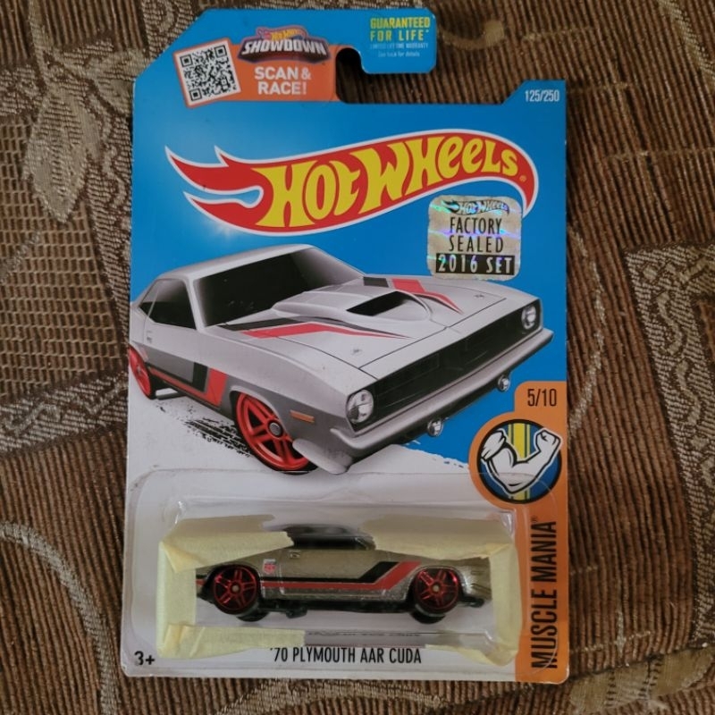 hot wheels 70 plymouth aar cuda zamac