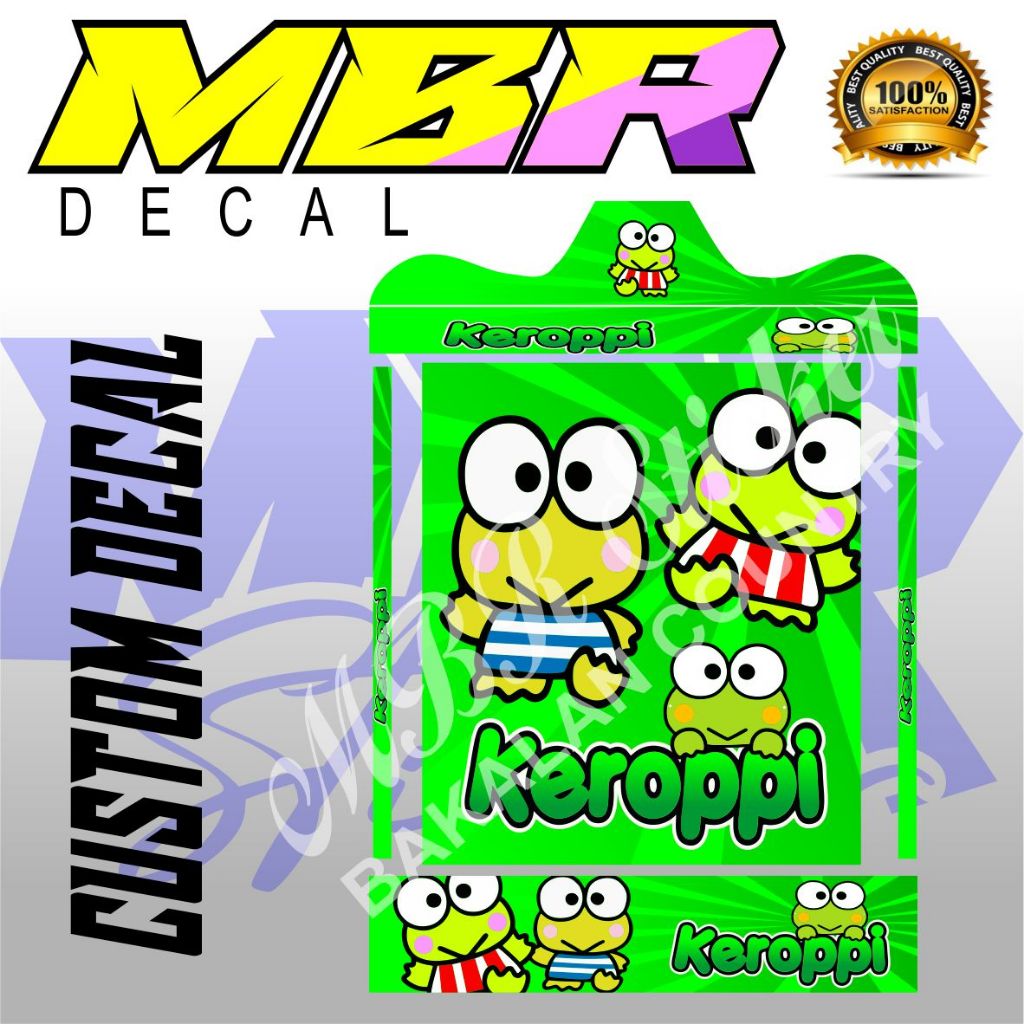 DECAL SANGKAR KEROPI..stiker decal kenari,stiker sangkar kotak keropi,stiker sangkar kacer,stiker sa