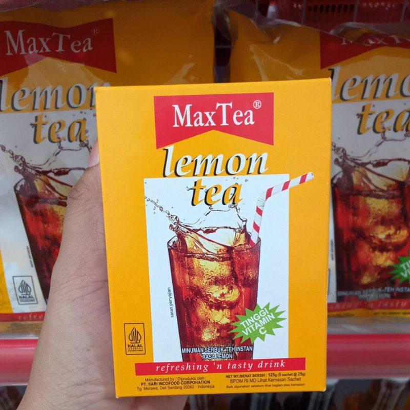 

MAX LEMON TEA KOTAK/5 SACHET