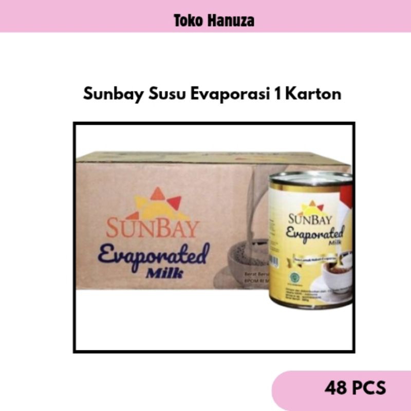 Sunbay Susu Evaporasi 1Karton Isi 48 Pcs