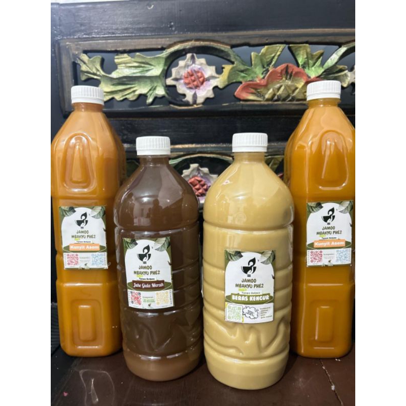 

Jamu Beras kencur - Jahe Gula Merah 250ml -1000ml