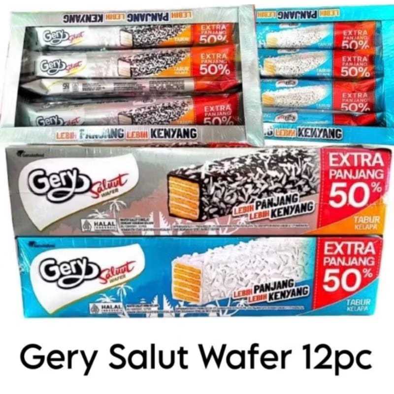 

GERY KELAPA SALUTE GERY ISI 12 PCS/BOX @25gr