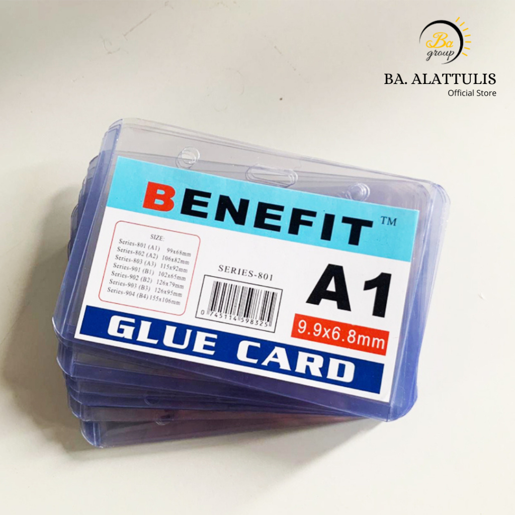 

Benefit ID Card ukuran A1 / Nametag Mika Transparant - A1 - BA.ALATTULIS