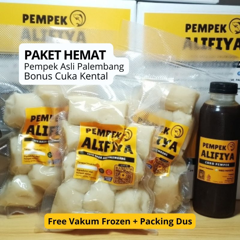 

Paket Hemat Pempek Frozen + Cuka Botol Packing Dus Pempek Asli Palembang