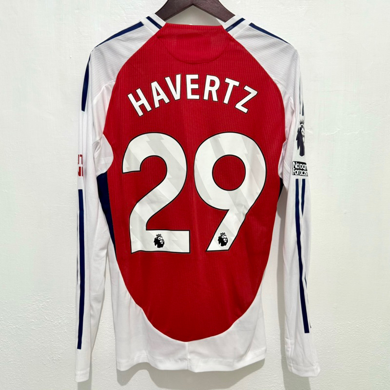 JERSEY ARSENAL HOME PLAYER ISSUE 2024/2025 LONGSLEVE FULLPATCH NAMESET