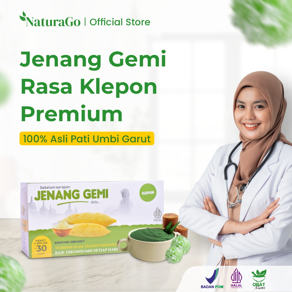 

Jenang Gemi Umbi Garut Solusi Maag Asam Lambung Gerd Kronis Sehat Alami
