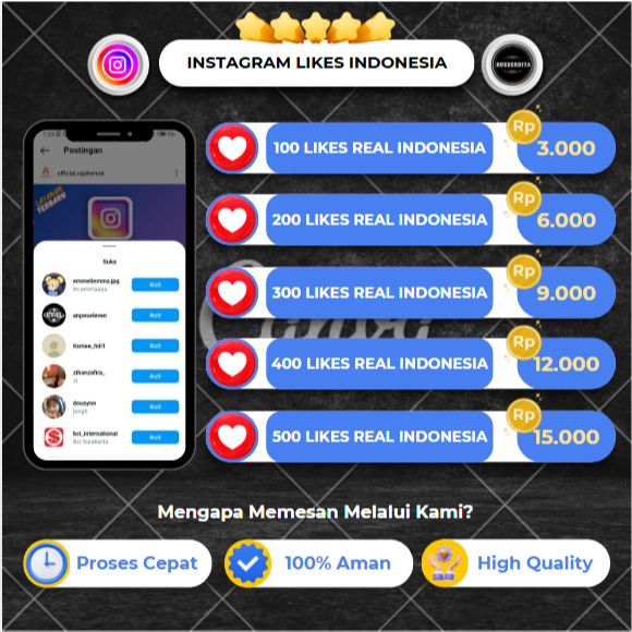LIKE INSTAGRAM INDO TERMURAH DAN PERMANEN PROSES CEPAT  - Online 24 Jam