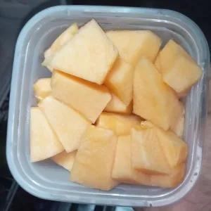 Buah potong orange melon/rock melon