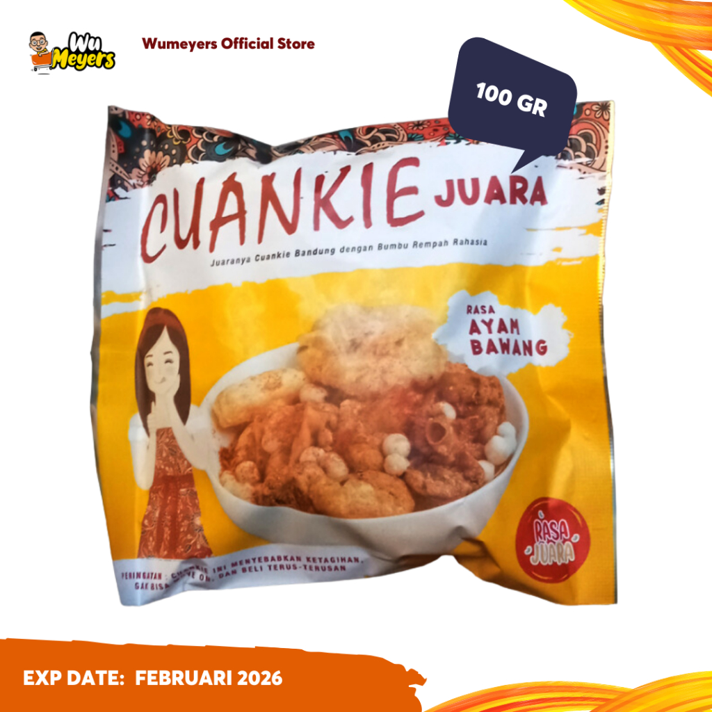

Rasa Juara Cuankie Ayam Bawang Instan | Cuanki Juara Instan Ayam Bawang 100gr