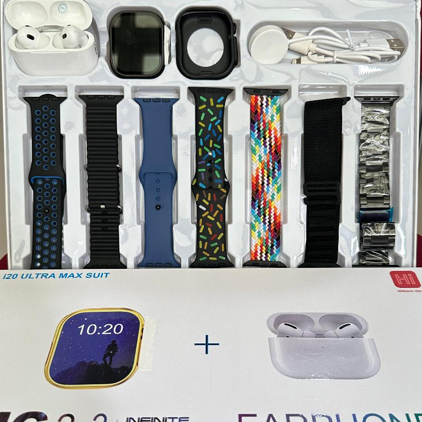 CUCI GUDANG CODOfficial Watch i20 ULTRA MAX SUIT Original Smartwatch Layar 2.3" Touch Screen