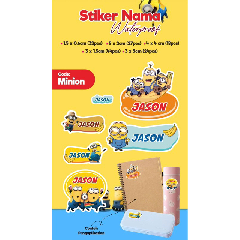 

PAKET STIKER ISI 100++ , stiker nama anak, stiker buku, stiker anak, stiker waterproof, stiker label, stiker sekolah, label anak, stiker anak laki-laki, stiker boy, stiker anti air