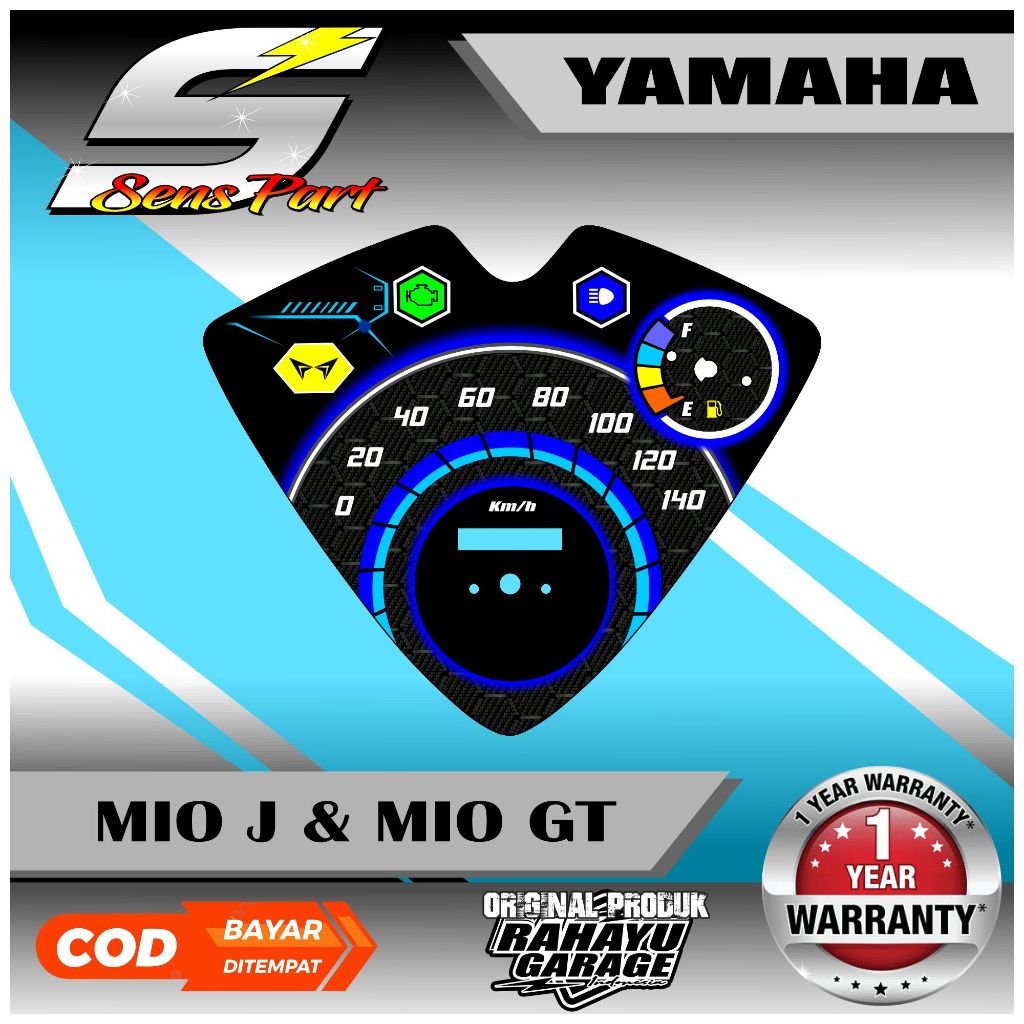 PAPAN SPEEDOMETER CUSTOM YAMAHA MIO J DAN MIO GT