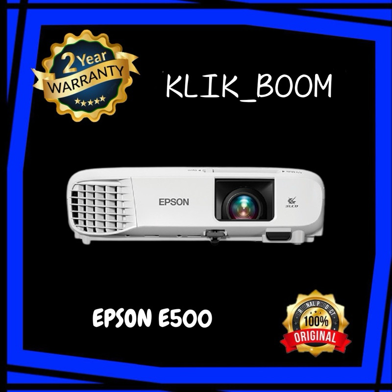 Proyektor EPSON EB-E500 / EPSON EB E500 / EPSON E500 / EPSON E 500 / Proyector / Projector