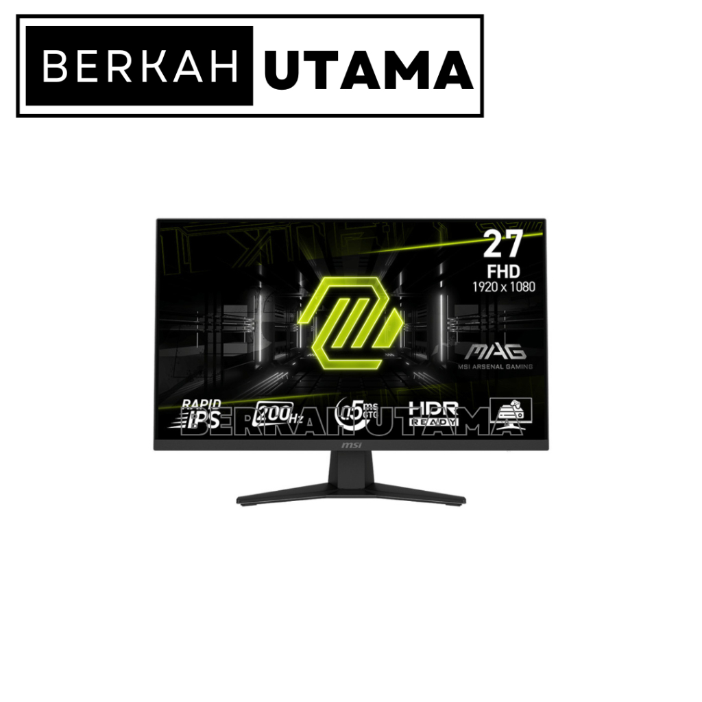 MSI MAG 274F GAMING MONITOR - 27" INCH FHD RAPID IPS 200Hz 0.5ms MAG274F